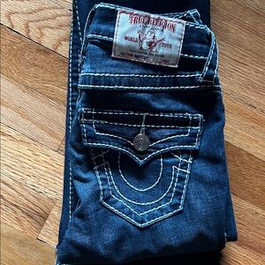 True Religion Women's Dark Blue Boot Cut Jeans